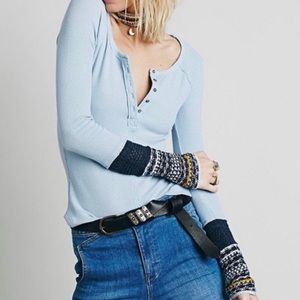 Free People Henley Thermal